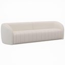 Ver imagem 6 de Sofá West 3 Lugares 292cm Off White Bouclé Convencional Moderno West