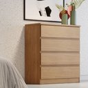 Ver imagem 1 de Cômoda para Quarto 4 Gavetas - Valore-Cumaru - Móveis Novo Horizonte