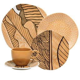 Aparelho de Jantar e Chá 30 Peças Ryo Raízes - 1