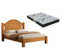Ver imagem 1 de Cama Casal Isis 100% Mdf para Colchão -super Reforçada -basoto C/ Colchão Casal D23 Gazin:nature