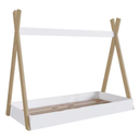 Ver imagem 3 de Cama Infantil Cabana Quarto da Criança Montessoriana Premium Moderna Conforto Cor Branco