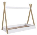 Ver imagem 3 de Cama Infantil Cabana Quarto da Criança Montessoriana Premium Moderna Conforto Cor Branco