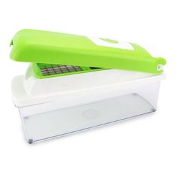 CONJUNTO FATIADOR RALADOR CHEF PLÁSTICO E INOX MULTIFUNÇÃO - CLINK - 5