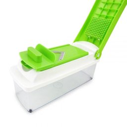 CONJUNTO FATIADOR RALADOR CHEF PLÁSTICO E INOX MULTIFUNÇÃO - CLINK - 6