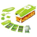 Ver imagem 1 de CONJUNTO FATIADOR RALADOR CHEF PLÁSTICO E INOX MULTIFUNÇÃO - CLINK