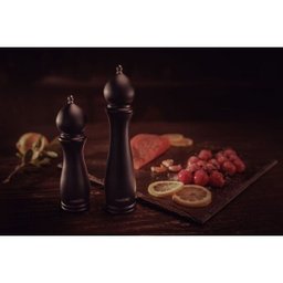 Moedor de Pimenta e Sal Tramontina Black em Cerâmica com Recipiente de Madeira 8" - 3