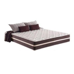 Colchão Casal Molas Anjos Classic Superlastic 138cm + Cama Box com Baú Casal Branco - 2