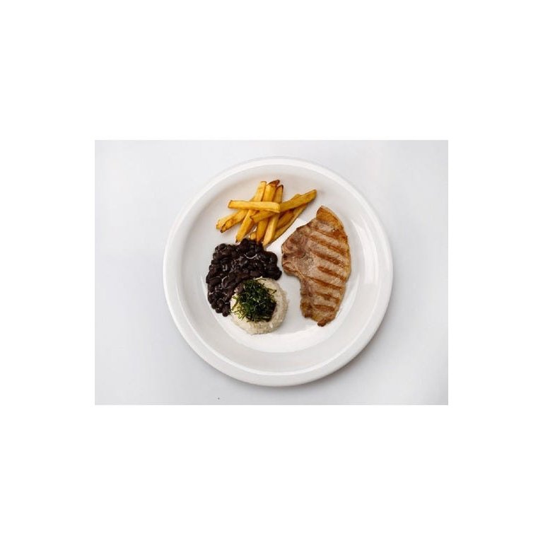 Kit 6 Prato Fundo Jantar Iguaçu Refeição Germer Porcelana para Sopa