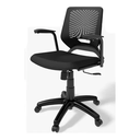 Ver imagem 2 de Cadeira de Escritório Beezi Base Piramidal Relax com Encosto em Polipropileno e Assento Estofado com