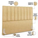 Ver imagem 3 de Cabeceira Cama Box Queen 160 cm Dália W01 Couríssimo Fendi - Lyam Decor