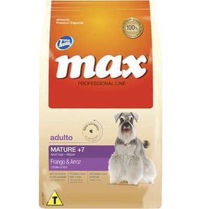 RAÇÃO MAX CAES P.LINE MATURE 7+ FGO ARROZ 15KG