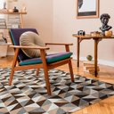 Ver imagem 1 de Tapete Dallas 1,35 M x 2,00 M Casa Dona Antiderrapante Caramelo