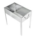 Ver imagem 3 de Churrasqueira Portátil movel Carvão grill Camping varanda pequena jardim praia mini