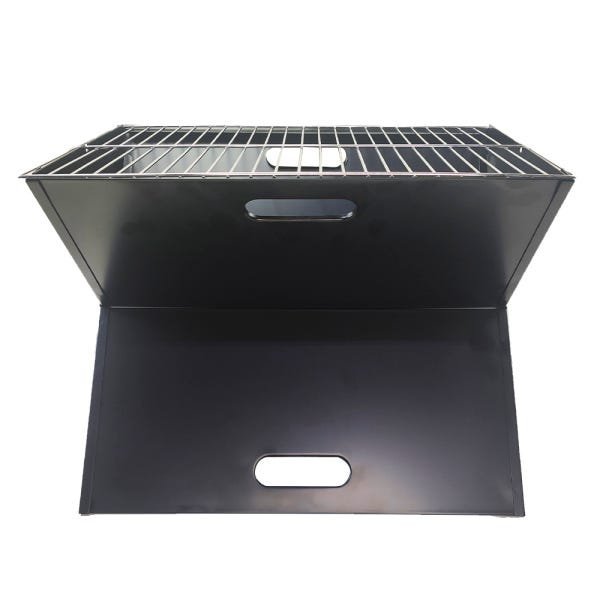 Churrasqueira Maleta Portátil Carvão Dobrável Grill Camping Varanda Jardim Praia - 7