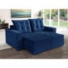 Sofá Retrátil 2 Lugares Roma Evidence Azul Marinho - 2