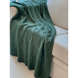 Manta Premium Cor Verde Musgo - 1