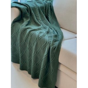 Manta Premium Cor Verde Musgo