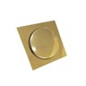 Ralo Inteligente Click Dourado 15x15cm - By Fineza - 2