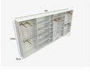 Ver imagem 1 de Kit Closet Ou Loja Armário Colmeia Cabideiro M35 100% Mdf