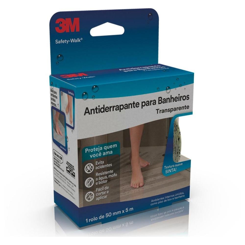 Fita Antiderrapante 3m Safety-walk Banheiro 50mm X 5m