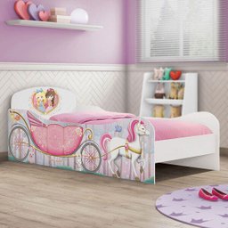 Cama Princesas na Floresta Móveis Estrela - 1