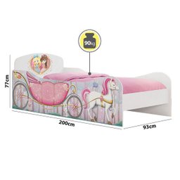 Cama Princesas na Floresta Móveis Estrela - 3