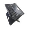 Churrasqueira Portátil Carvão Maleta Grill Dobrável Grill Camping Varanda Jardim Praia - 1