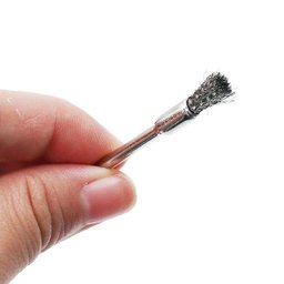 Jogo Escova Aço Circular Haste 9 Pçs Furadeira Mini Retifica - 3