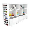 Ver imagem 4 de Organizador Infantil Newton com Baús e Porta Carrinhos MDF Branco Woodcore