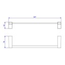 Ver imagem 2 de Porta Toalha Barra Liv 30cm - Deca Deca Metais