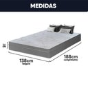 Ver imagem 3 de Colchão Casal com Massageador Espuma D33 Função Ortopédica 138x188cm Cinza