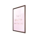 Ver imagem 3 de Quadro 60x40cm 3pçs Love Flores Moldura Rose Vidro