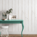 Ver imagem 1 de Papel de Parede Adesivo Madeira Pátina Branca