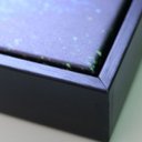 Ver imagem 4 de Quadro 70x50 Mulher Florida Fundo Preto Canvas