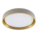 Ver imagem 6 de Plafon LED Sobrepor Yael Redondo 25W Dourado c/ Branco 3 Cores de Luz Luminatti ST3357