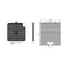 Kit Filtros Coifa Vidro Curvo Slim Fogatti Alumínio e Carvão Ativado - 2