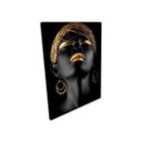 Ver imagem 2 de Quadro 70x50cm 2pçs Mulheres Dourado Canvas