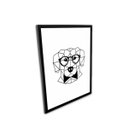 Ver imagem 2 de Quadro 4pçs Cachorro Música Café Frase Moldura