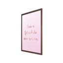 Ver imagem 3 de Quadro 60x40cm 3pçs Love Flores Moldura Rose