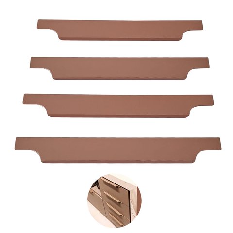 Puxador Perfil Cobre Atenas Torralba Furação 140mm 4 Unidades