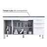GABINETE DE PIA 150CM BRANCO - 3