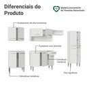 Ver imagem 3 de Armário de Cozinha Completa 293cm Branco Emilly Madesa 011