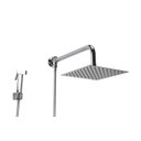 Ver imagem 1 de Ducha Chuveiro Inox 20x20 Cm com Ducha Manual em Metal