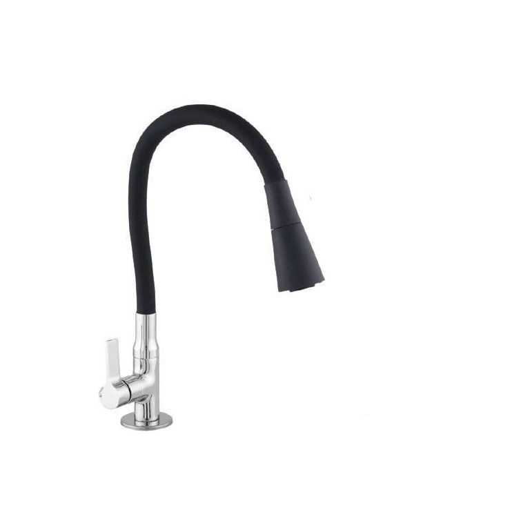 TORNEIRA COZINHA MESA CORPO FLEXIVEL 6367 1/4 VOLTA C70 COLOR DUO BLACK