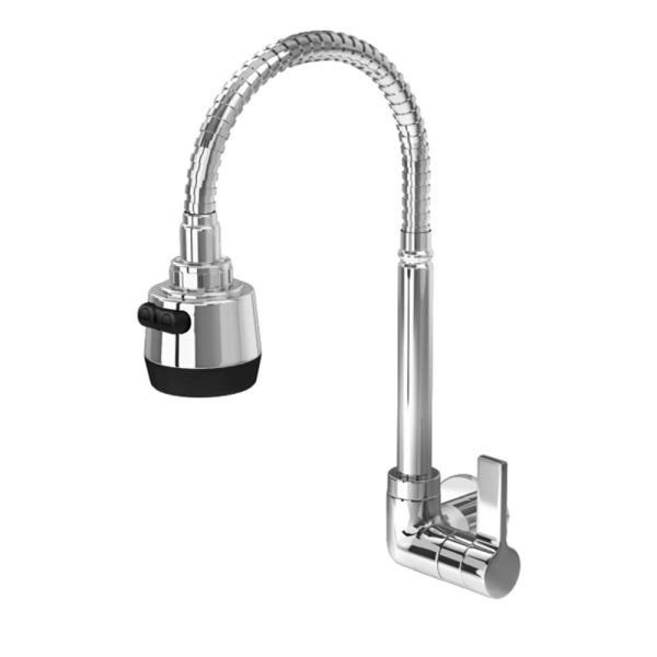 TORNEIRA COZINHA PAREDE FLEXIVEL 1/4 VOLTA C70 LINHA GOURMET 3368 - 1