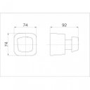 Ver imagem 2 de Acabamento para Registro Fabrimar 1. 1/4 e 1. 1/2 Oni Docol