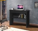 Ver imagem 1 de Mesinha Vitória Escrivaninha Home Office 1 Prateleira / 1 Gaveta Preto