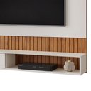 Ver imagem 5 de Painel para TV 65 Polegadas com Nichos Tom para Sala de Estar Freijó Off White DJ Móveis