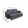 Sofá Berlin 2 Lugares 1,60cm - de Casa Décor e Estofados. - 2