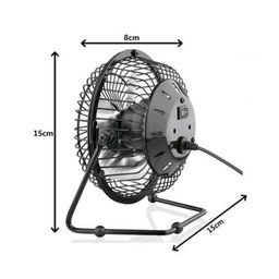 Mini Ventilador Usb de Mesa Articulável - Preto - 5